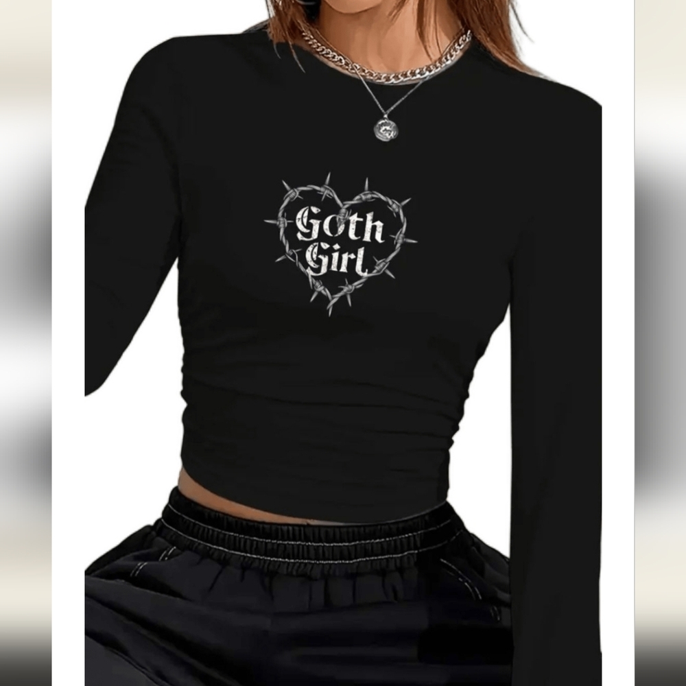 SHEIN Goth Girl Top